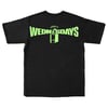 'Keep It Wednesdays With Moxie' Stonewash T-shirt (Lime Green)