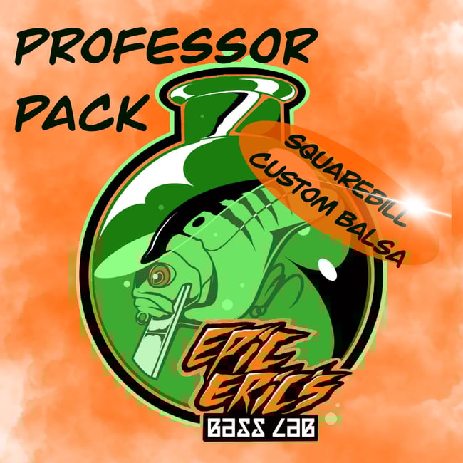 Bass Lab Squarebill / Custom Balsa Professor Pack
