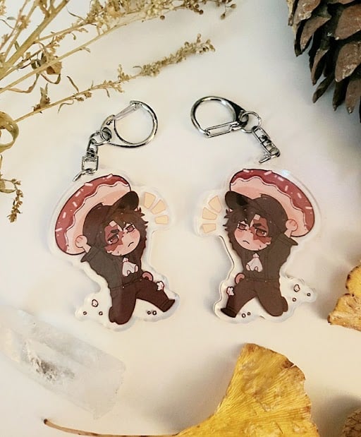 Image of Donut Norton Acrylic Keychain (Double Sided)