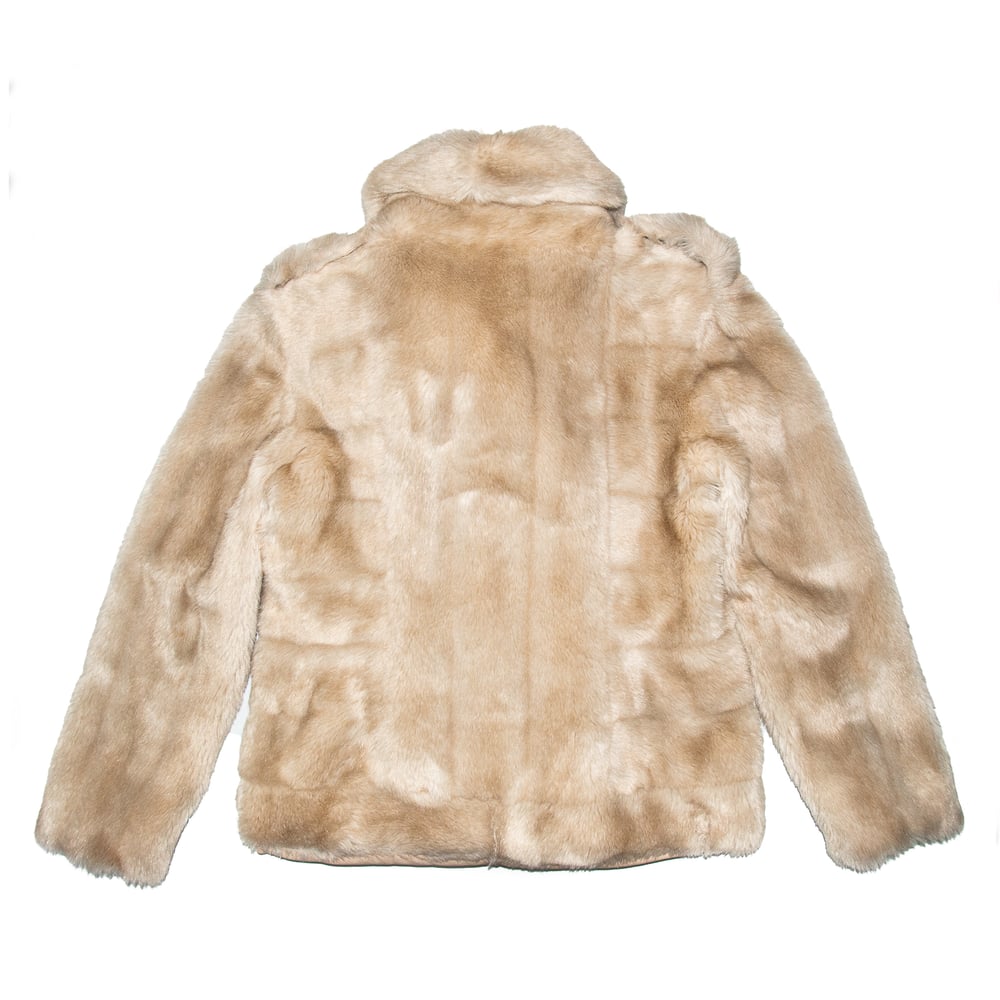 Image of Gucci by Tom Ford 1996 Faux Fur Double Breasted Jacket