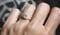 Image of Grey diamond engagement ring 18k Earl grey