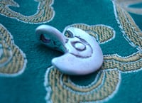 Image 1 of Trikug - Curved Knife Pendant • 999 Pure Silver • Rare
