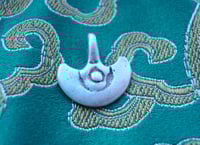 Image 2 of Trikug - Curved Knife Pendant • 999 Pure Silver • Rare
