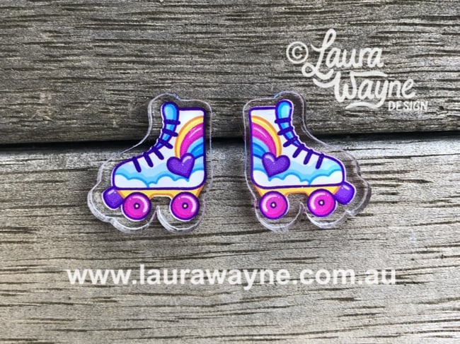 Roller Skate Earrings – CorasDen