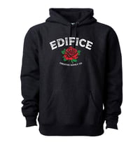 Image 2 of EDIFICE SACRED CROW AND ROSE BLACK PULL OVER HOODIE 