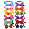 Pet Bow with Bell Collars