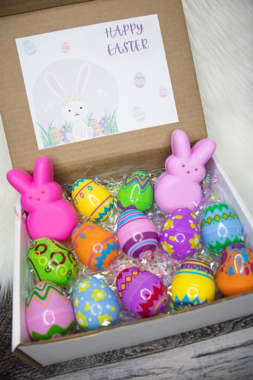 Image of Crystal Filled Easter Egg Basket