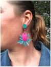 Protea Dangle Earrings