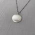 Startling Silver Dogwood Blossom Saucer Necklace Image 5