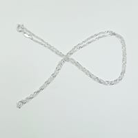 18" Singapore Style Sterling Silver Neck Chain