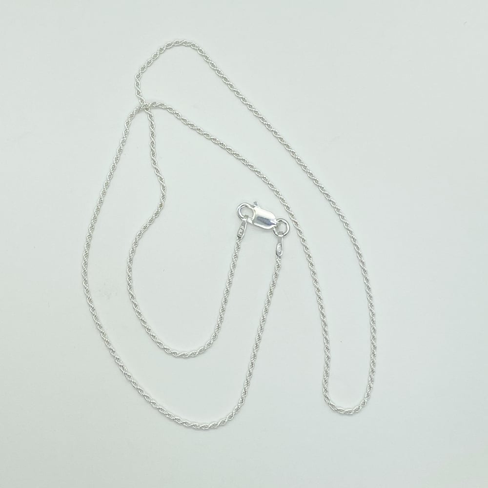 Image of French Rope Sterling Silver Chain