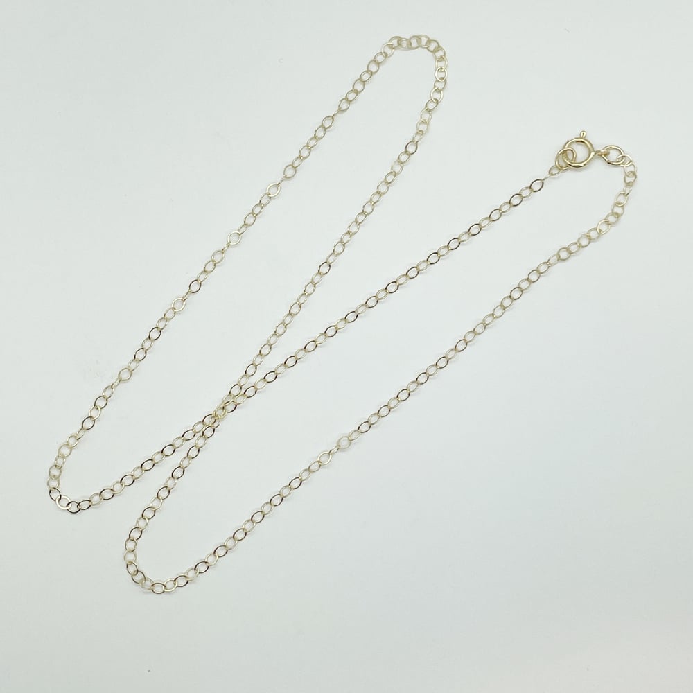 Image of Flat Cable 18" 14 Karat Gold Fill 2.2mm Neck Chain