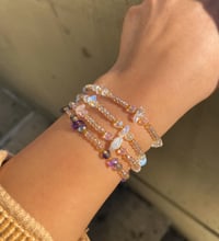 Image 2 of Crystal Clear Bracelet Stack