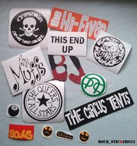 Image 2 of Billie Joe guitar stickers 1997-1998 Version Green Day vinyl decal Full Set 15