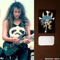 Image 1 of Kirk Hammett guitar stickers "Zorlac" ESP MM-270 decal + autograph FREE GIFT! 