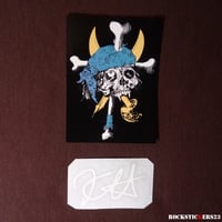 Image 2 of Kirk Hammett guitar stickers "Zorlac" ESP MM-270 decal + autograph FREE GIFT! 