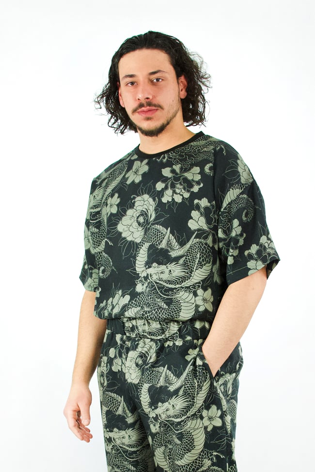 Tencel Shirt "Beauty and the Beast"