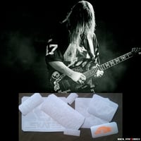 Image 1 of Jeff Hanneman guitar stickers signature vinyl decal Slayer ESP Full Set 8