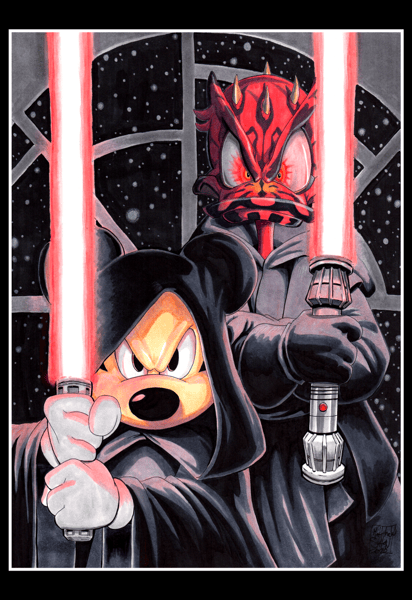 Image of Sith Mickey and Donald