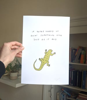 Lizard Advice - A4 print