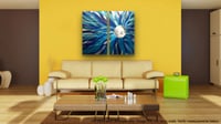 Image 2 of Solare Blue - Abstract Metal Wall Art Contemporary Modern Decor