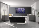 Solare Purple 36x63 - Abstract Metal Wall Art Contemporary Modern Decor