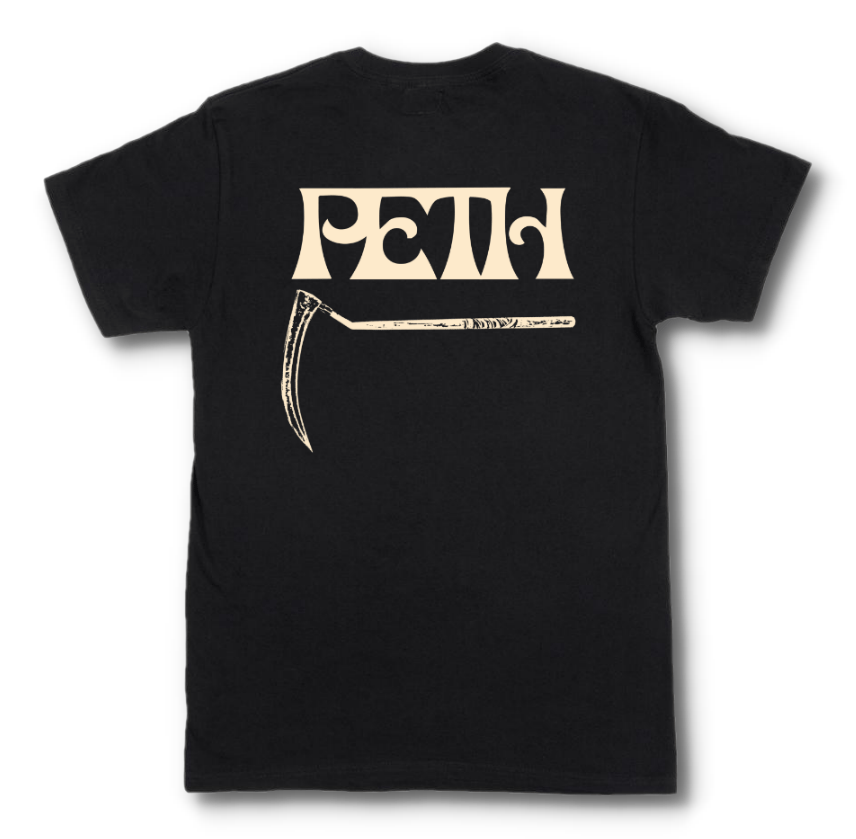 Image of Peth Black/Cream T-shirt