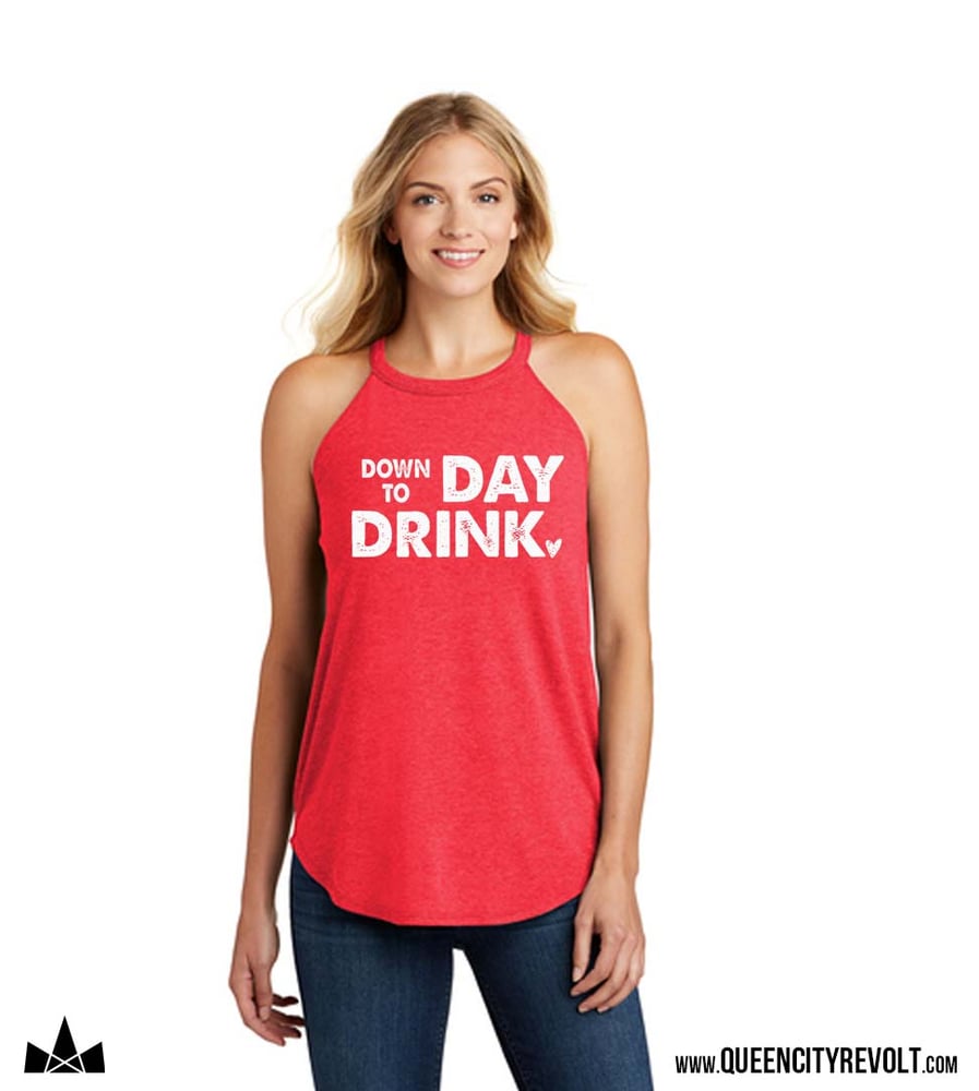 Image of Down to Day Drink, Heather Red 