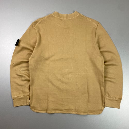 Image of AW 2001 Stone Island mock neck sweatshirt, size mediums jeans 