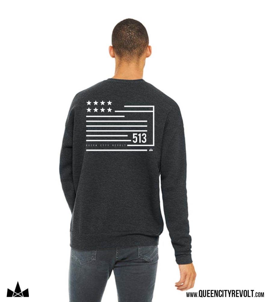 Image of 513 Crew Sweatshirt, Dark Grey