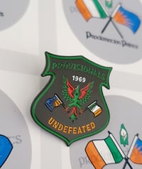 Provisionals Undefeated Pin Badge.