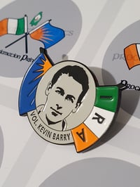 Vol. Kevin Barry Pin Badge 