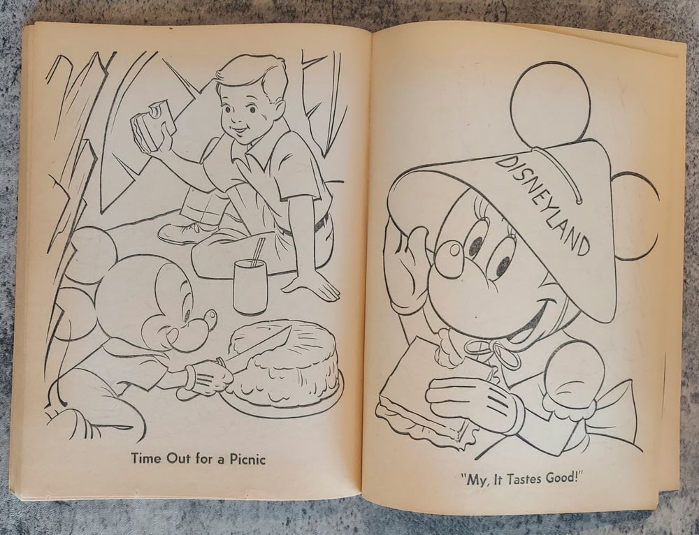 Walt Disney’s Disneyland Coloring Book (1959)