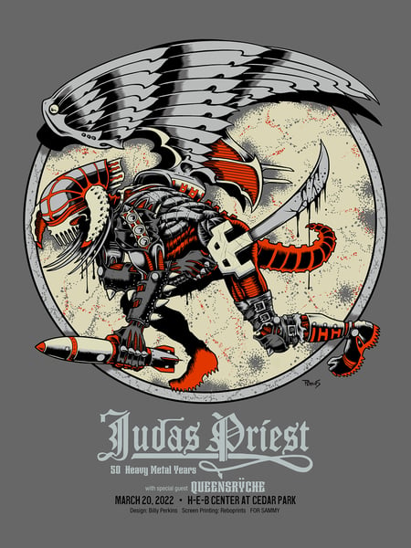 Image of Judas Priest - 50 Heavy Metal Years show poster