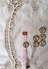 Image 3 of Face Buttons 1.8 cm diameter set of 6