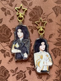 Lune reversible keychain
