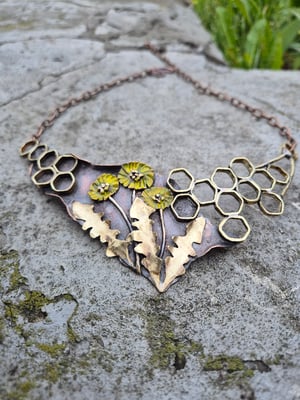 Dandelion necklace