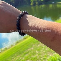Image 2 of Silver Obsidian Bracelet (Just 1 left!) 