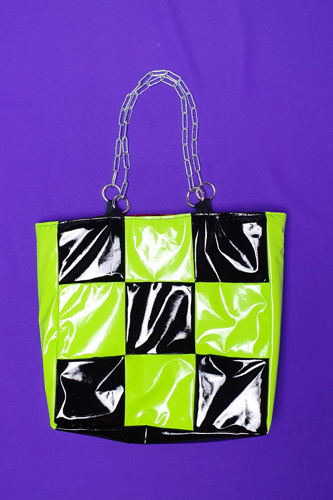 Neon Lime Snake Handbag | Small Handbag for Essentials