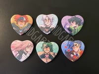 Image 1 of SK8 Heart Buttons