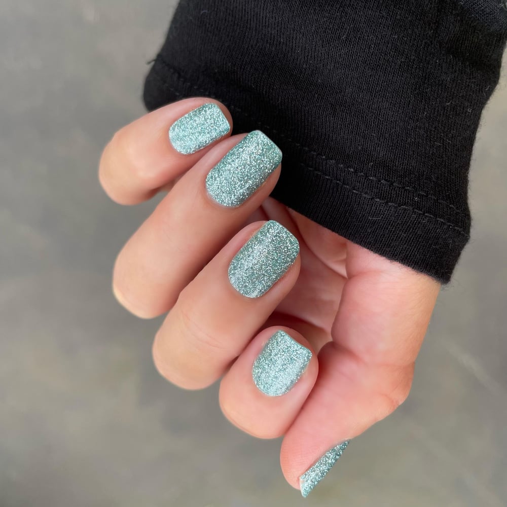 Mint Sparkle Nail Polish Strip