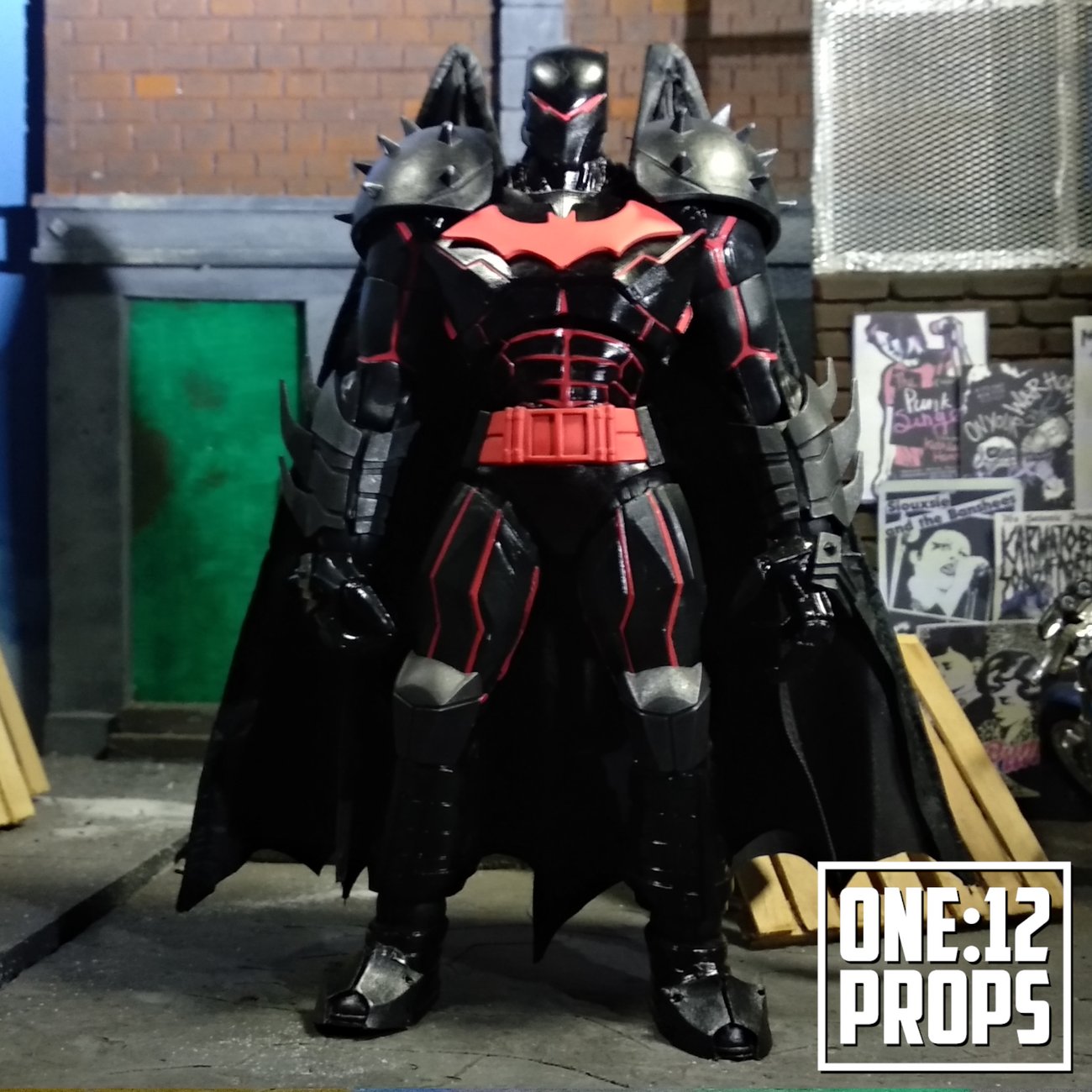 Custom Wired Cape for Mcfarlane Hellbat | one12props