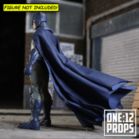 Image 2 of Custom Wired Cape for Mezco Sovereign Batman PX