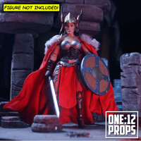 Image 1 of Custom Wired Cape and Wired Loincloth for Mythic Legions Freyja v1