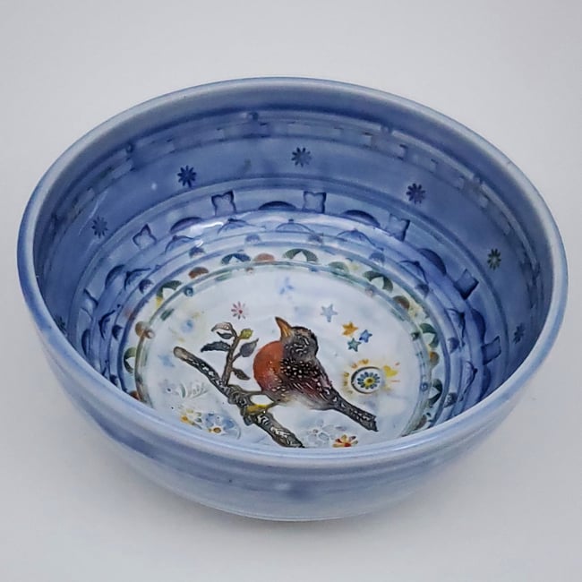 Robin Porcelian Bowl