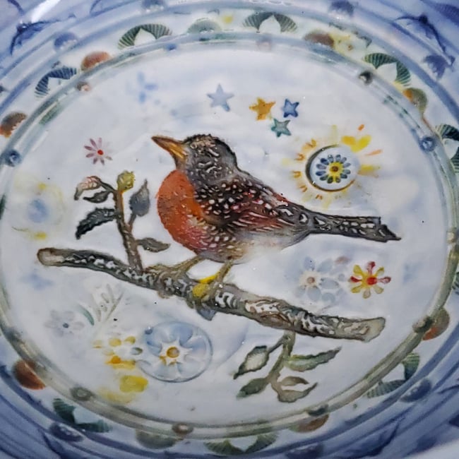 Robin Porcelian Bowl