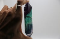 Image 2 of MASSIVE BLUE FLUORITE WANDS - THE  GENIUS -  SQUARED (DOUBLE TERMINATED)