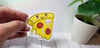 Cute Kawaii Melty Cheese Pizza Slice Sticker