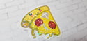 Cute Kawaii Melty Cheese Pizza Slice Sticker