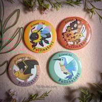 Image 1 of "Friend of Pollinators" 2.25" Buttons